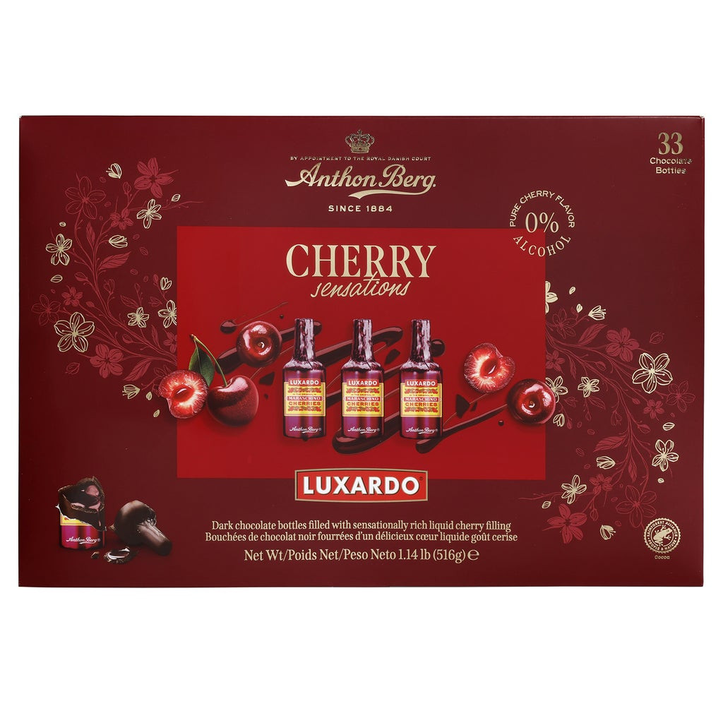 2-Pack Anthon Berg Luxardo Cherry Filled Chocolate 33-count EXP 07/06/26
