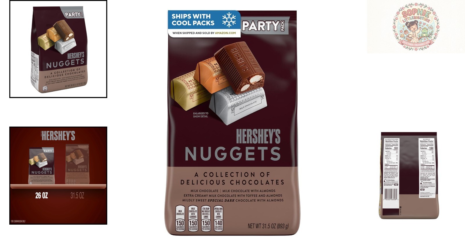 Kosher 26 oz NUGGETS Assorted Chocolates – Individually Wrapped to Share & Enjoy