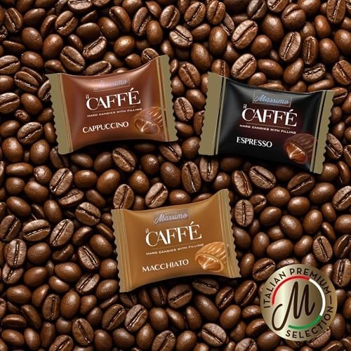 Assorted Coffee Candy – 2.2 lb Bulk Bag, Espresso, Macchiato, Cappuccino Flavors