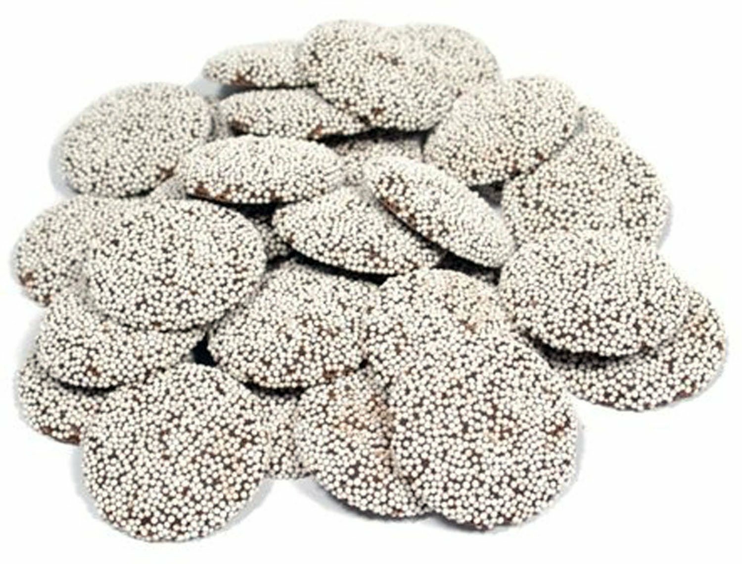 Chocolate White Nonpareils by Its Delish (2 lbs)