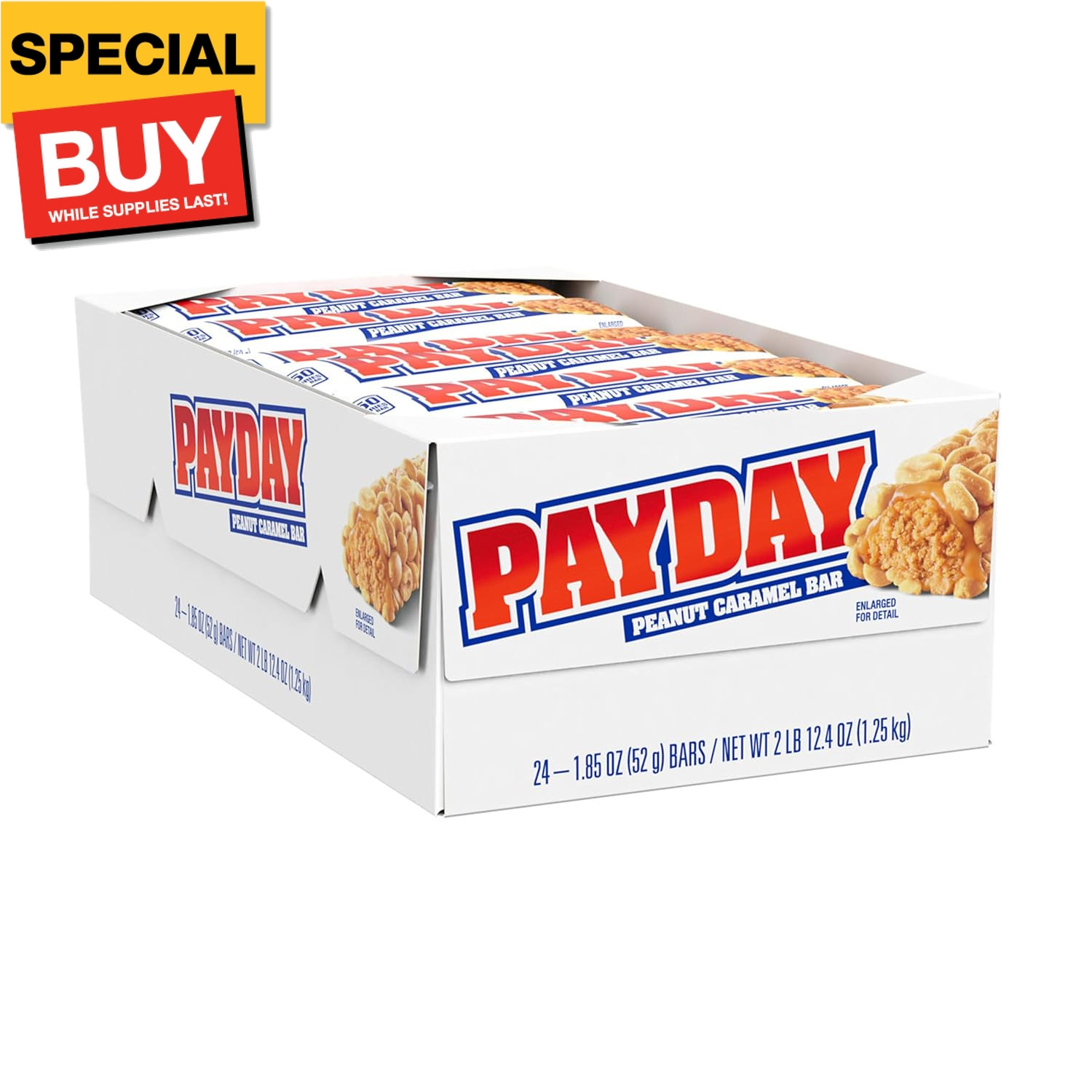 Peanut Caramel Candy Bars, 1.85 oz (24 Count)