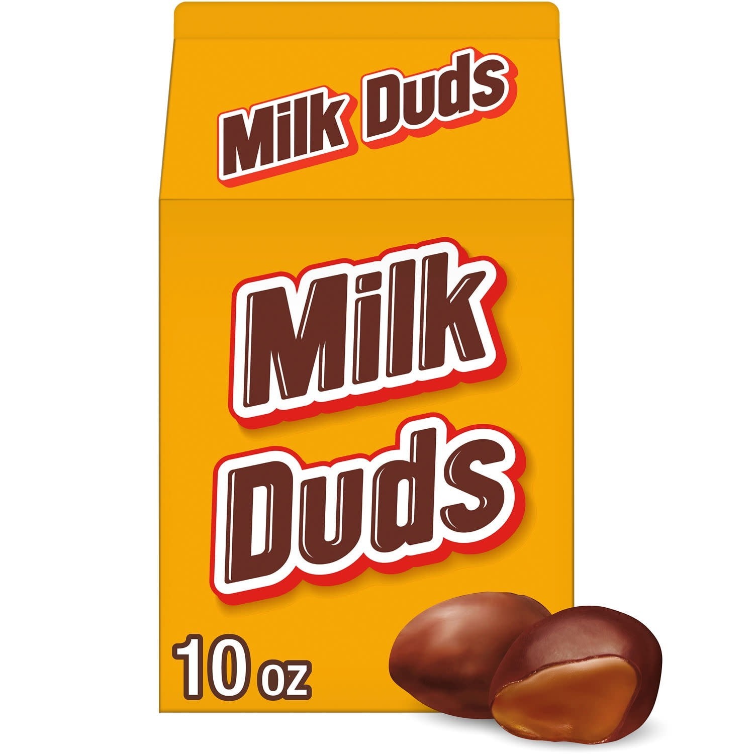 Milk Duds Chocolate and Caramel Candy, Carton 10 oz