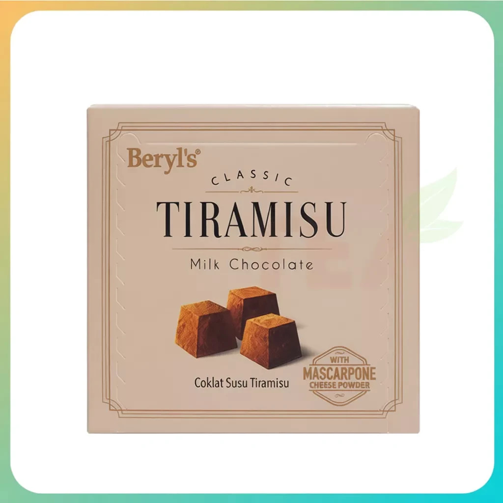 Beryl’s Tiramisu Classic Chocolate Assorted Flavor (65g x 4 Pack) Free Shipping