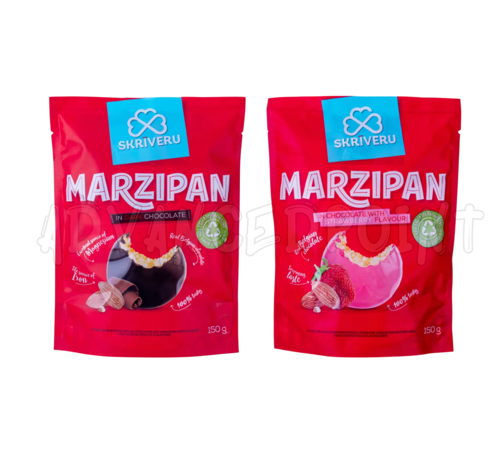 Premium Marzipan Gift Set Dark Chocolate & Strawberry 10.58 oz (300g)