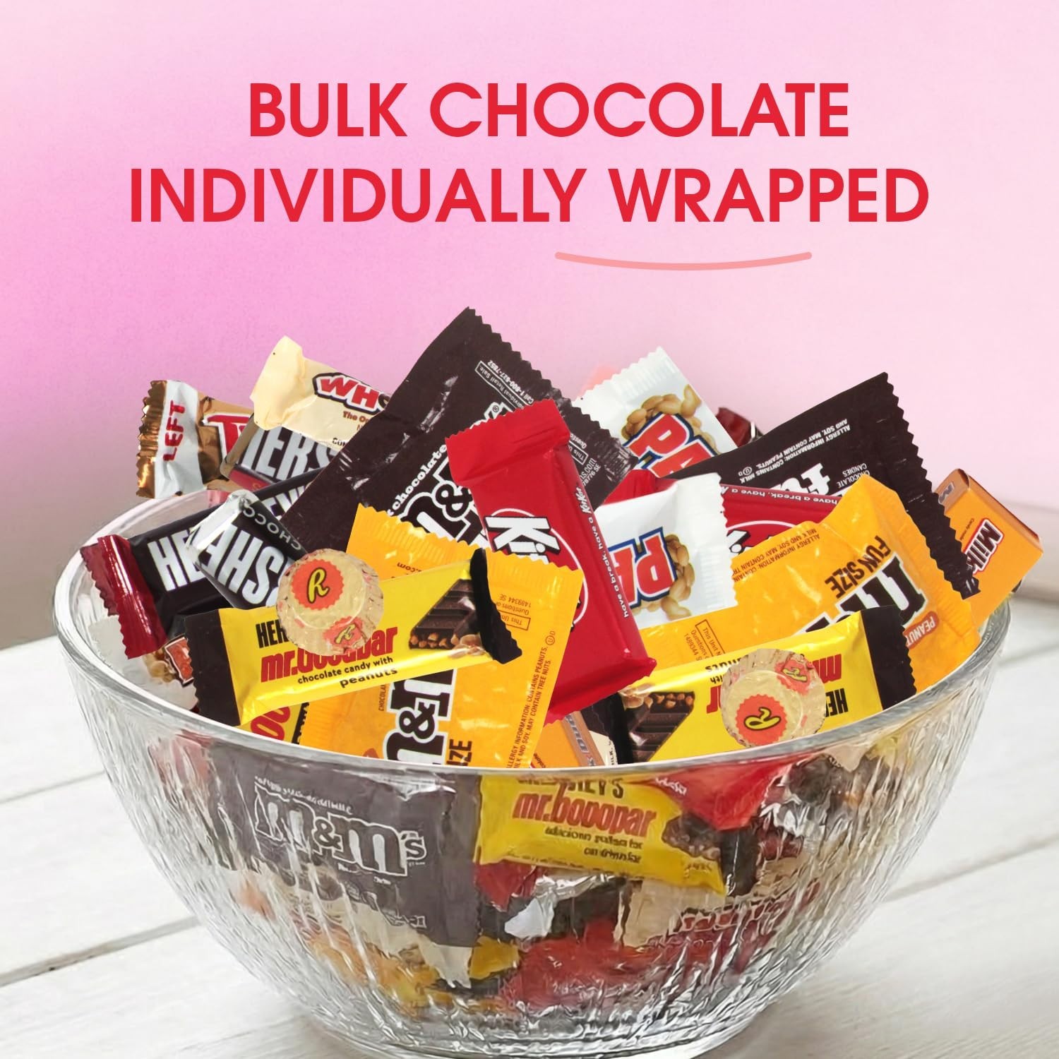Bulk Chocolate Variety Pack – 3lb Big Bag of Bulk Chocolate Individually Wrap…