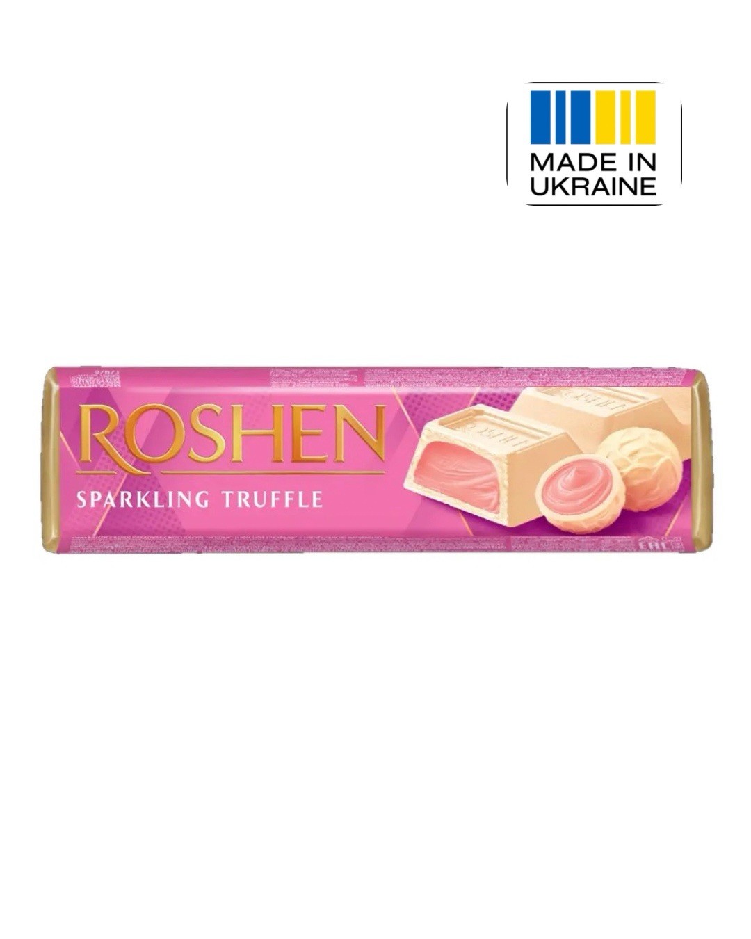 4/8/30 Packs ROSHEN Truffle & Sparkling Wine Chocolate Bar 41g Ukrainian Candy