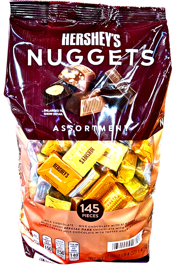 Hershey’s Nuggets Assorted Chocolate Candy 145 Pcs EXP 06/2026