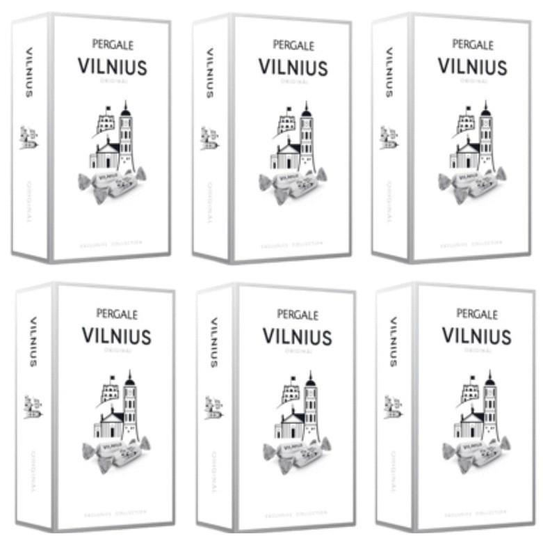 6x PERGALE VILNIUS Vodka Liqueur Filled Chocolate Candies Sweets Boxes 170g Gift