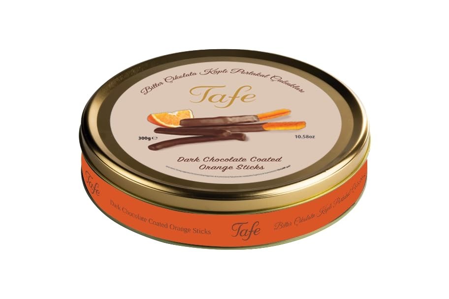 Indulge in Dark Chocolate Coated Orange Sticks – 300g Gourmet Gift