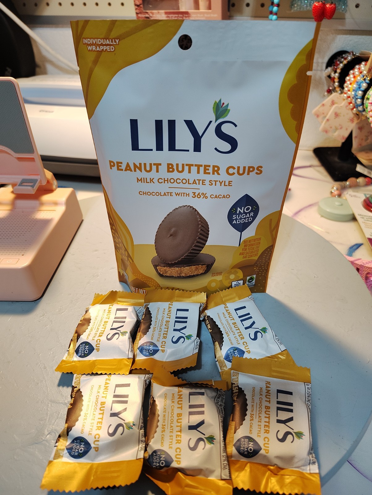 Lily’s Peanut Butter Cups Milk Chocolate, 3.2 oz