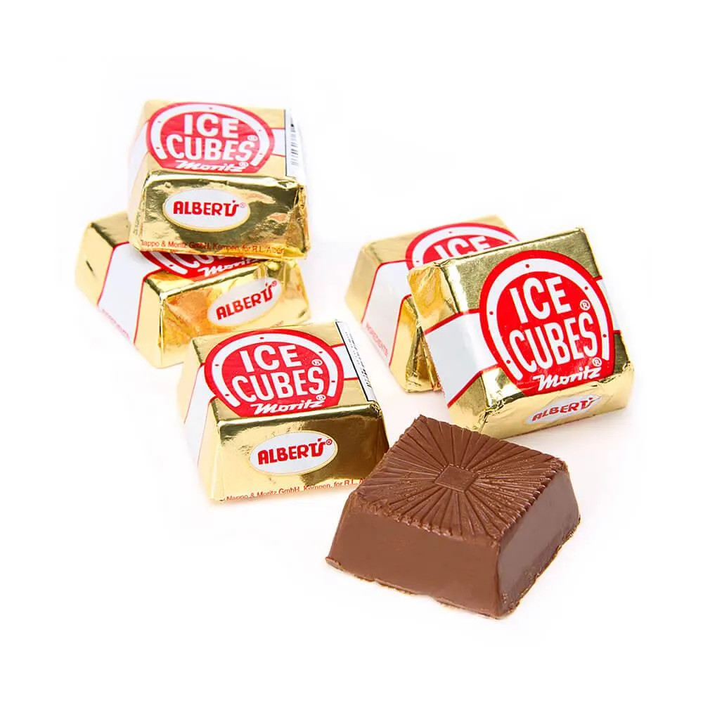 Albert’s Ice Cubes Creamy Milk Chocolate, Nostalgic Bulk Candy Bars (2 Pounds)