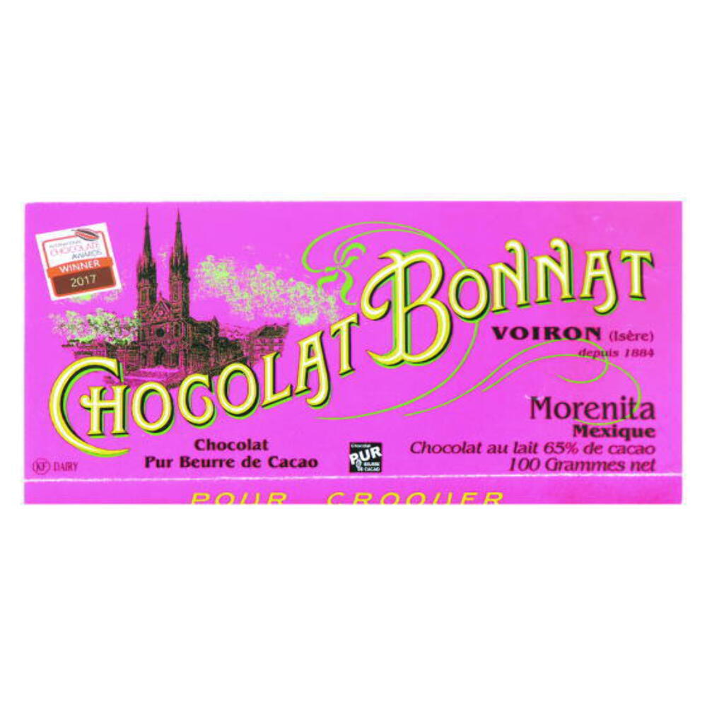 Chocolat Bonnat Morenita 65% Milk French Chocolate Bar