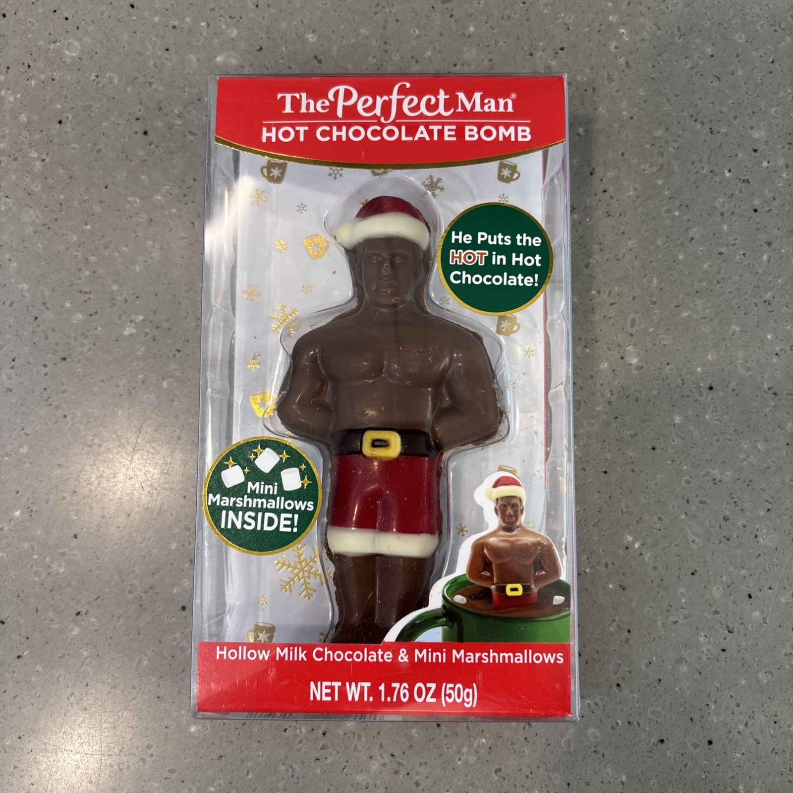 The PERFECT Man Hot Chocolate Bomb Mini Marshmallows Inside NEW