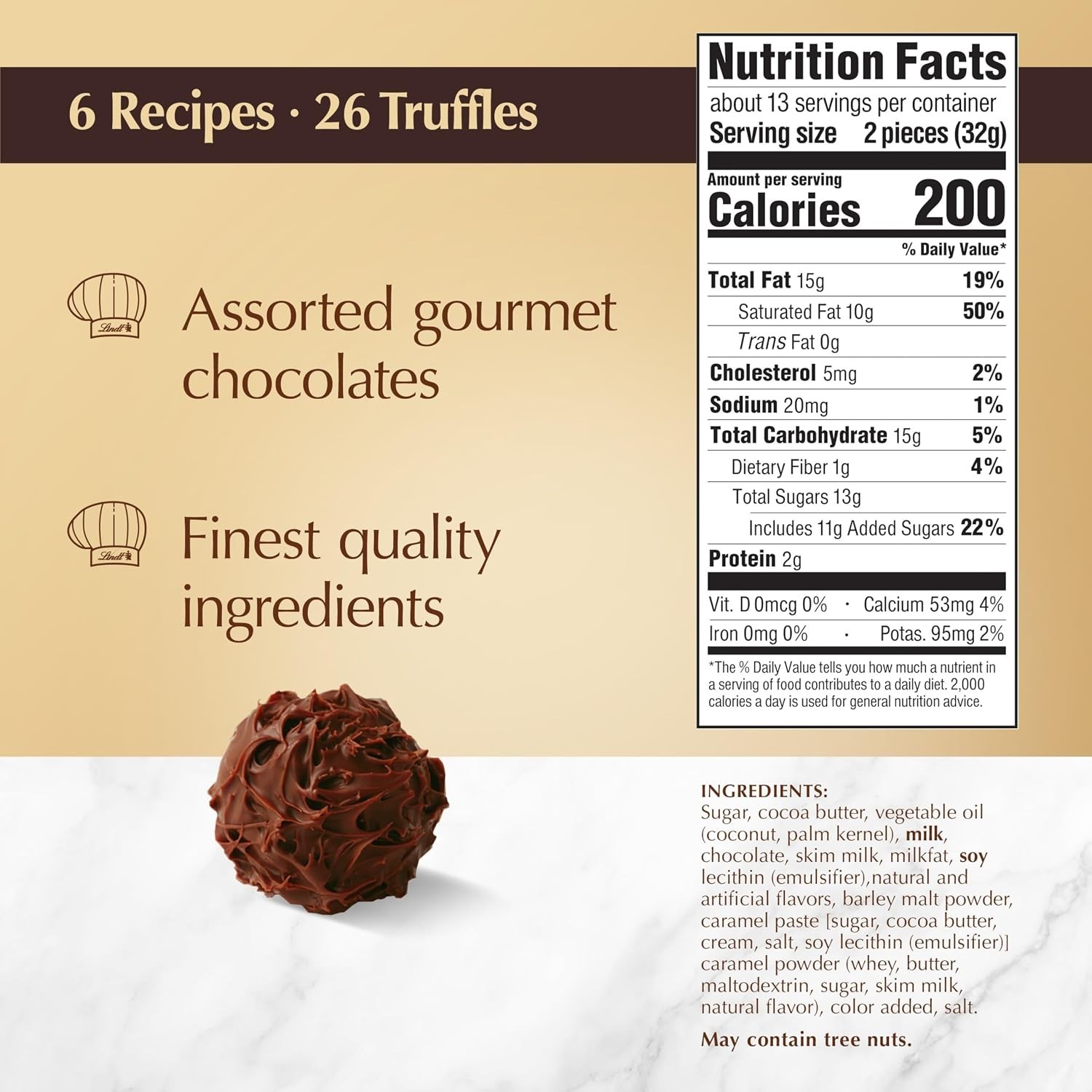 14.7 oz Gift Box of Assorted Gourmet Chocolate Truffles – Ideal for Celebrations