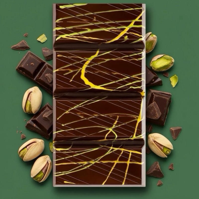 6X Dubai Dark Chocolate Bar 200g – Viral Premium Knafeh Pistachio
