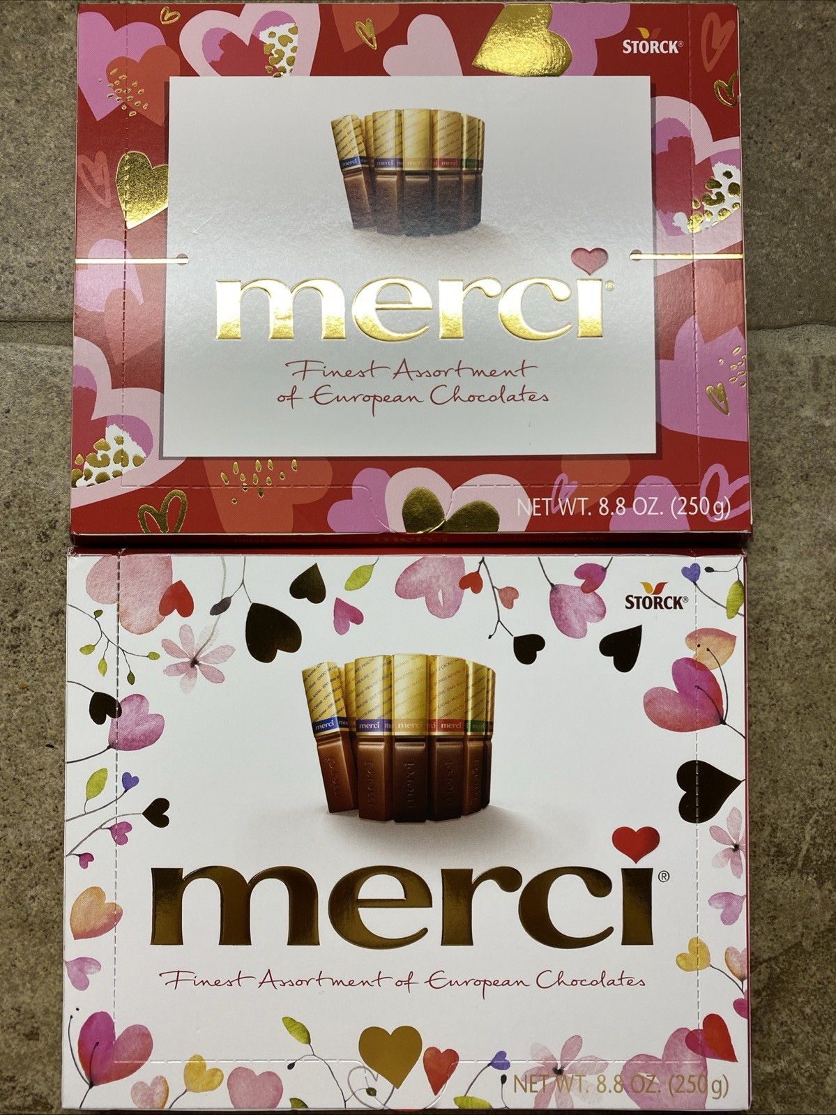 2 MERCI CHOCOLATE ASSORTMENT Finest Gourmet Selection German Sweets 250g