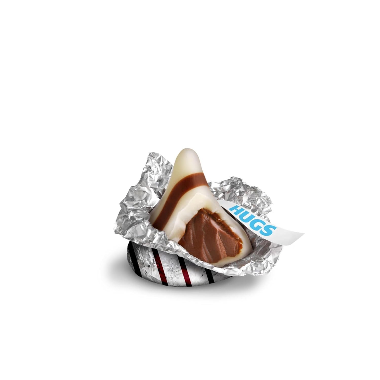 Hershey’s Kisses Hugs Milk Chocolate Hugged by White Crème Bulk Candy (5 Pounds)