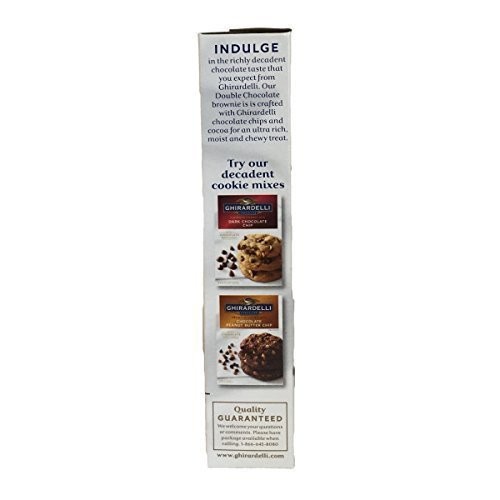 Ghirardelli Chocolate Lovers Dark Chocolate Brownie Mix – Pack of 3, 20oz boxes