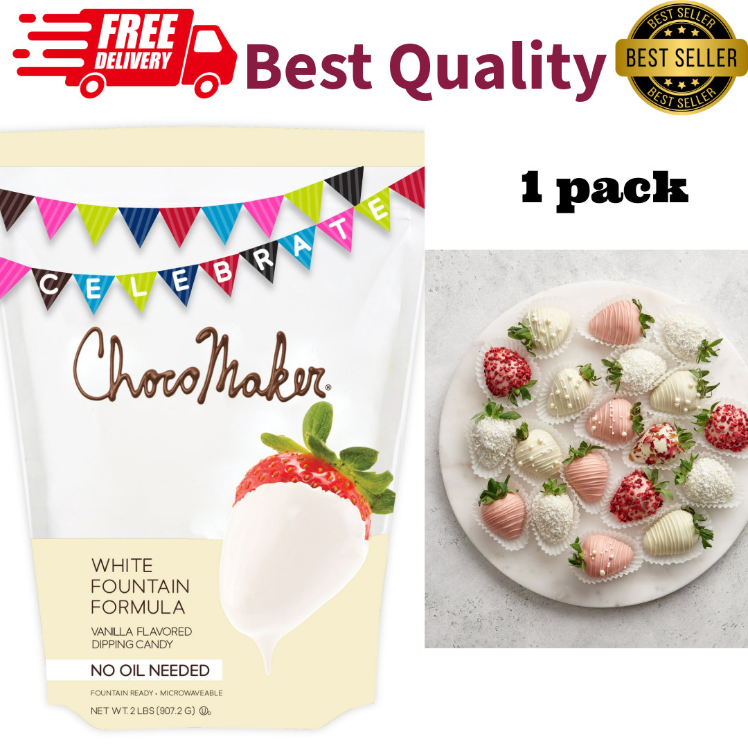ChocoMaker White Vanilla Fondue Dipping Chocolate 2 lb 32 oz Gluten Free