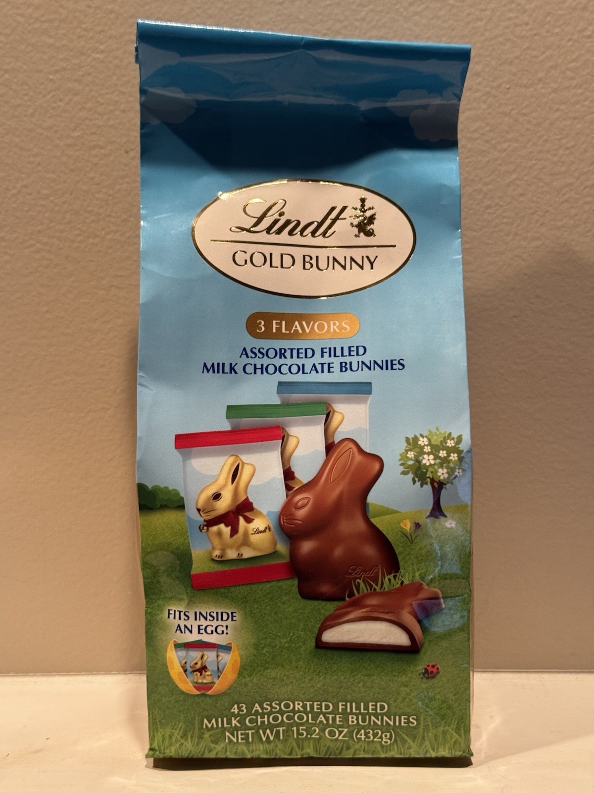 Lindt Gold Bunny Assorted Filled Milk Chocolate Bunnies 15.2 Ounce 43 Bunnies