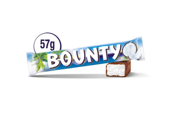 BOUNTY Coconut Chocolate Bars Box Sweets Treats Candy (Pack of 14) x 57 g. Each