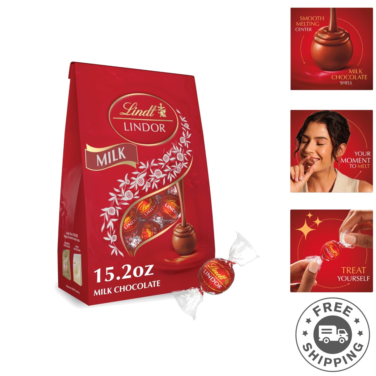 Gourmet Milk Chocolate Truffles in 15.2 oz. Bag – Crafted by Master Chocolatiers