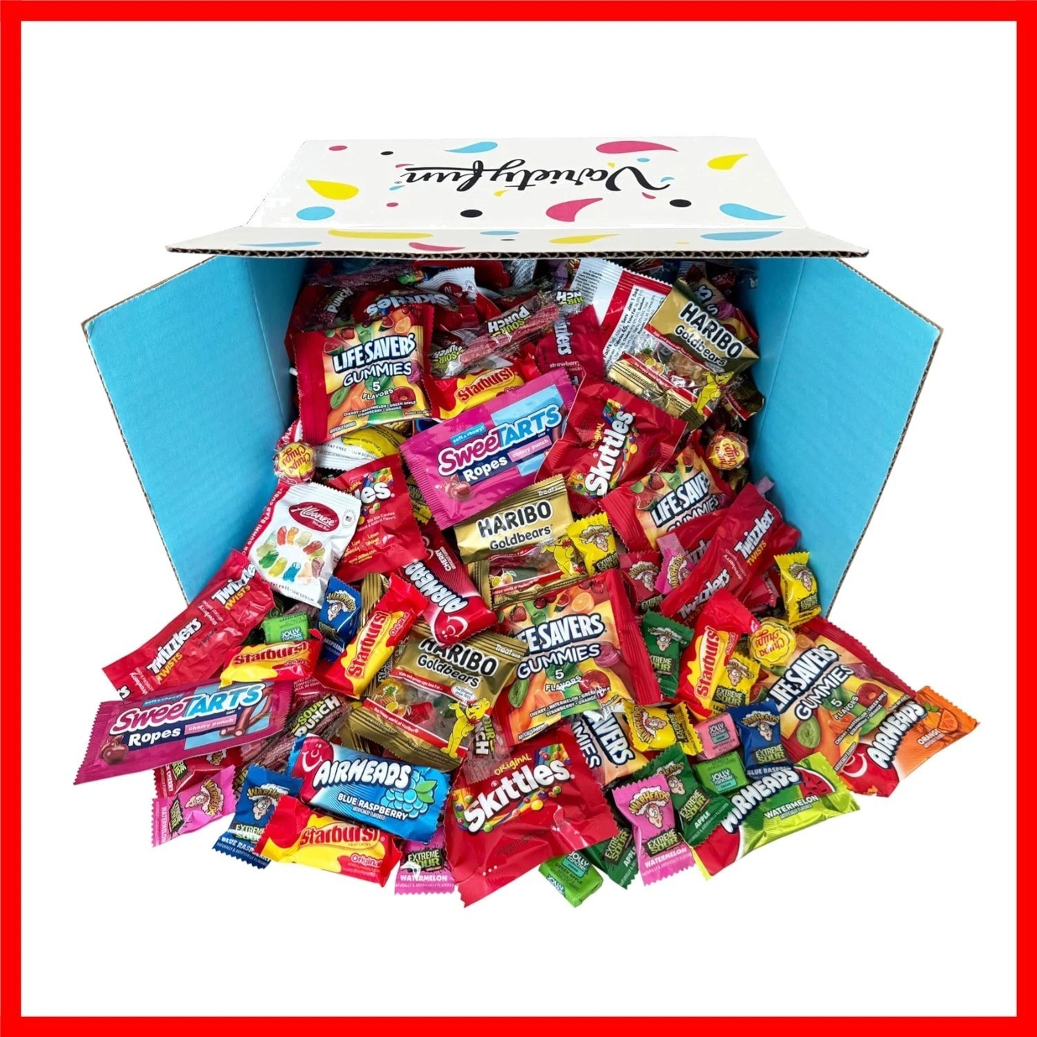 Halloween Assorted Fruit Candy Pack – 96 Oz Variety of Gummy, Chewy, and Frui…