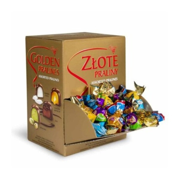Solidarnosc GOLDEN PRALINES – Pralines Variety Box 2.5 KG / 88.2oz