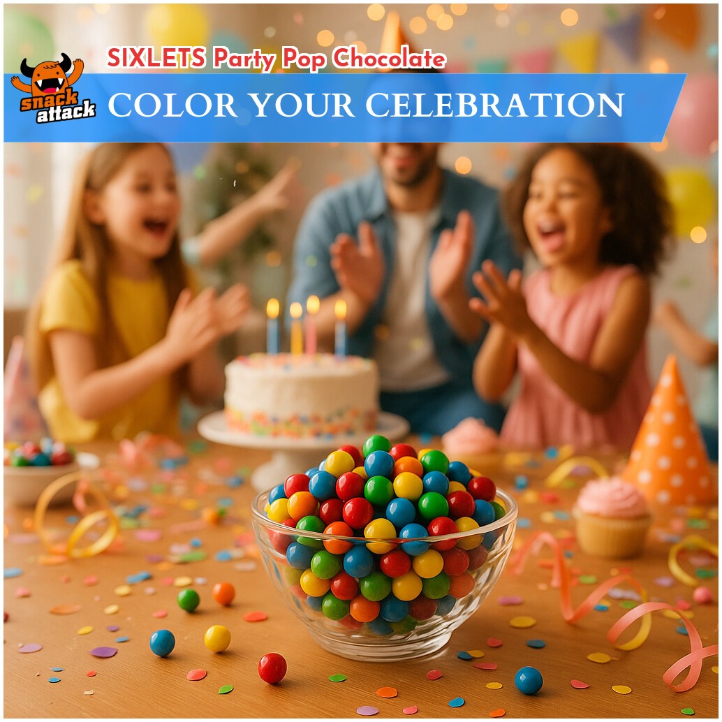 SIXLETS ASSORTED ~ Colorful Flavor Burst ~ 10LB – 160OZ ~ SHIPS FREE