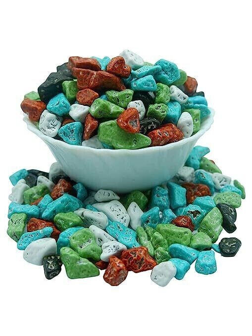 Soft Chocolate Stone Candy | Colourful Rock Candies, Packaging Type:Loose + F/S