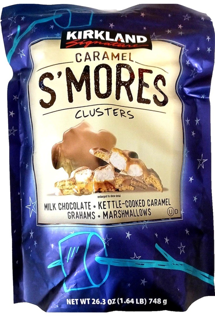 New Kirkland Signaturee Caramel S’mores Clusters Kettle Cooked 26.3 Oz EXP 04/26