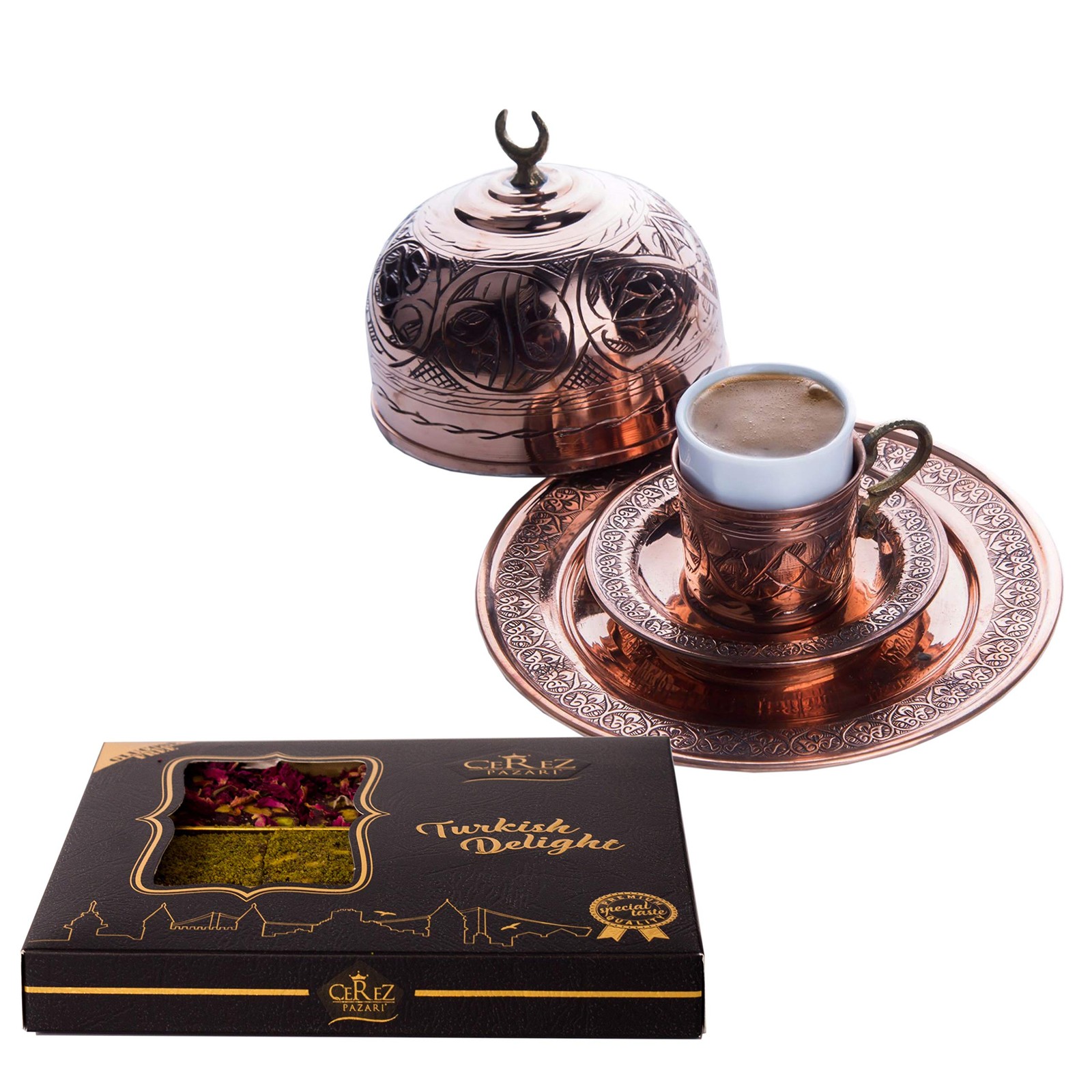 Cerez Pazari Turkish Delight Pistachio with Fantastic Rose & Pomegranate Flav…