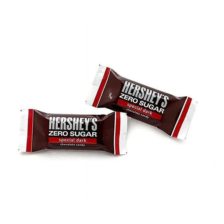 REESE’S-HERSHEY’S ZERO SUGAR DARK CHOCOLATE MINI PEANUT BUTTER CUPS BAR BULK NOW