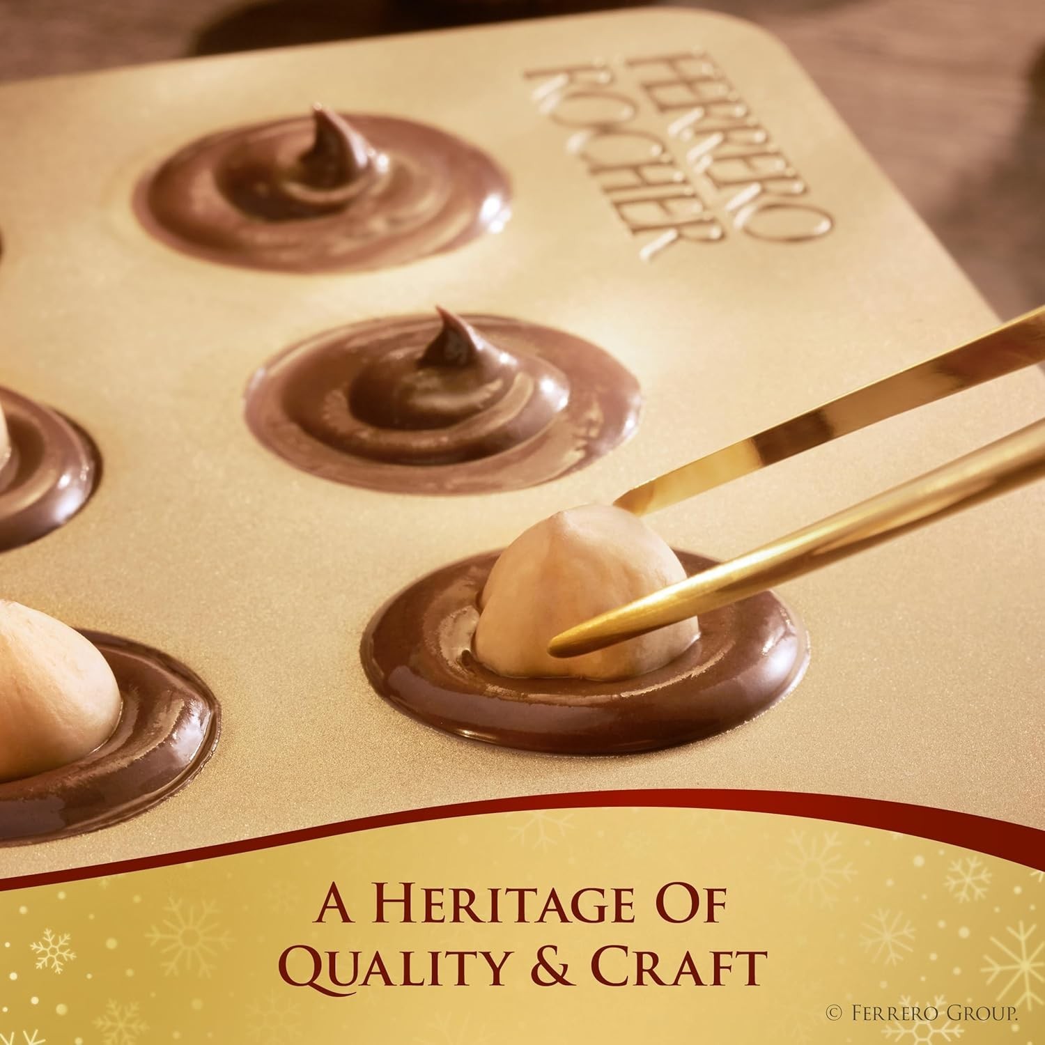 Ferrero Rocher Candy Fine Hazelnut Chocolates 24ct