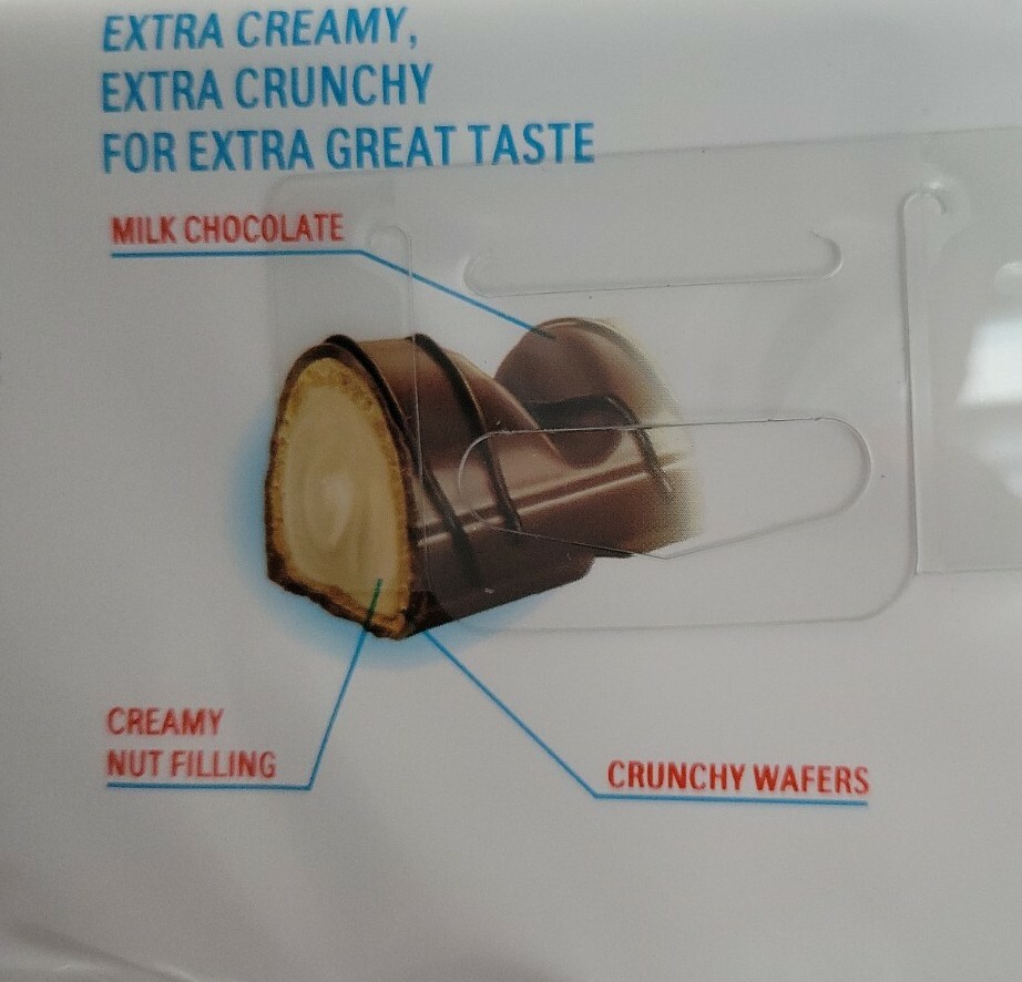 KINDER BUENO CRUNCHY WAFER WITH NUT FILLING & MILK CHOCOLATE 2PKS OF 3 BARS