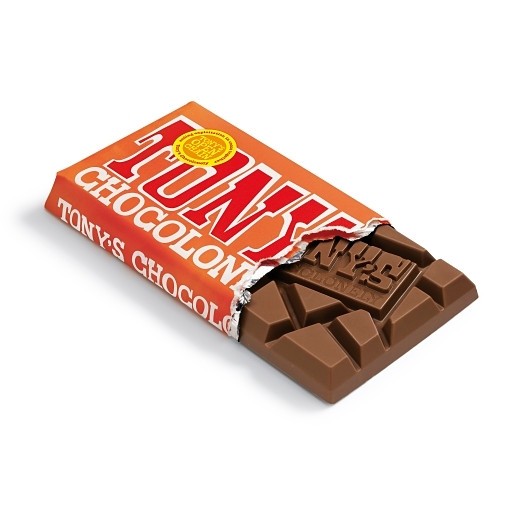 Tony s Chocolonely Milk Caramel Sea Salt, 6.35 Ounce, Pack of 15