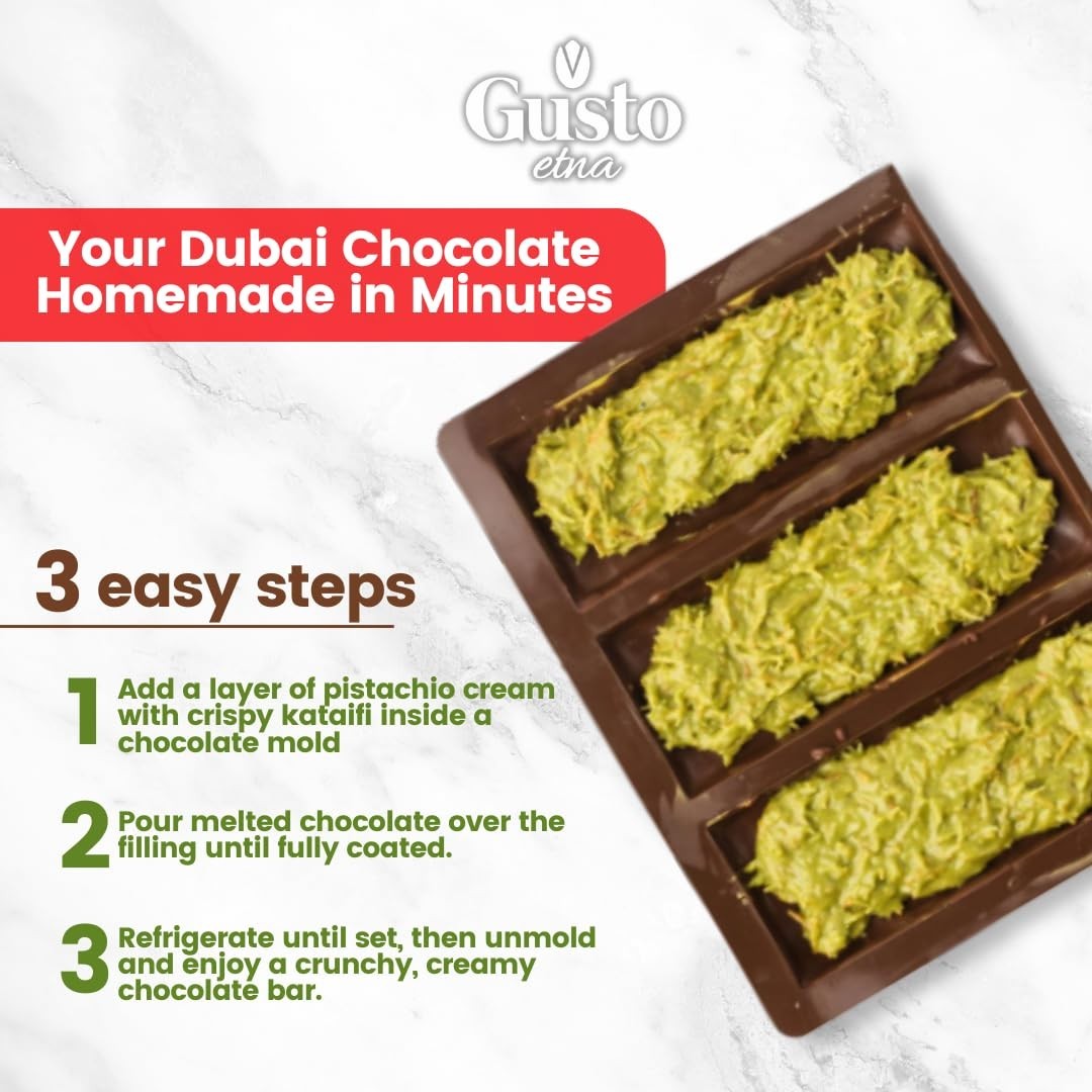Dubai Pistachio Chocolate Bar Filling – Spread 35oz