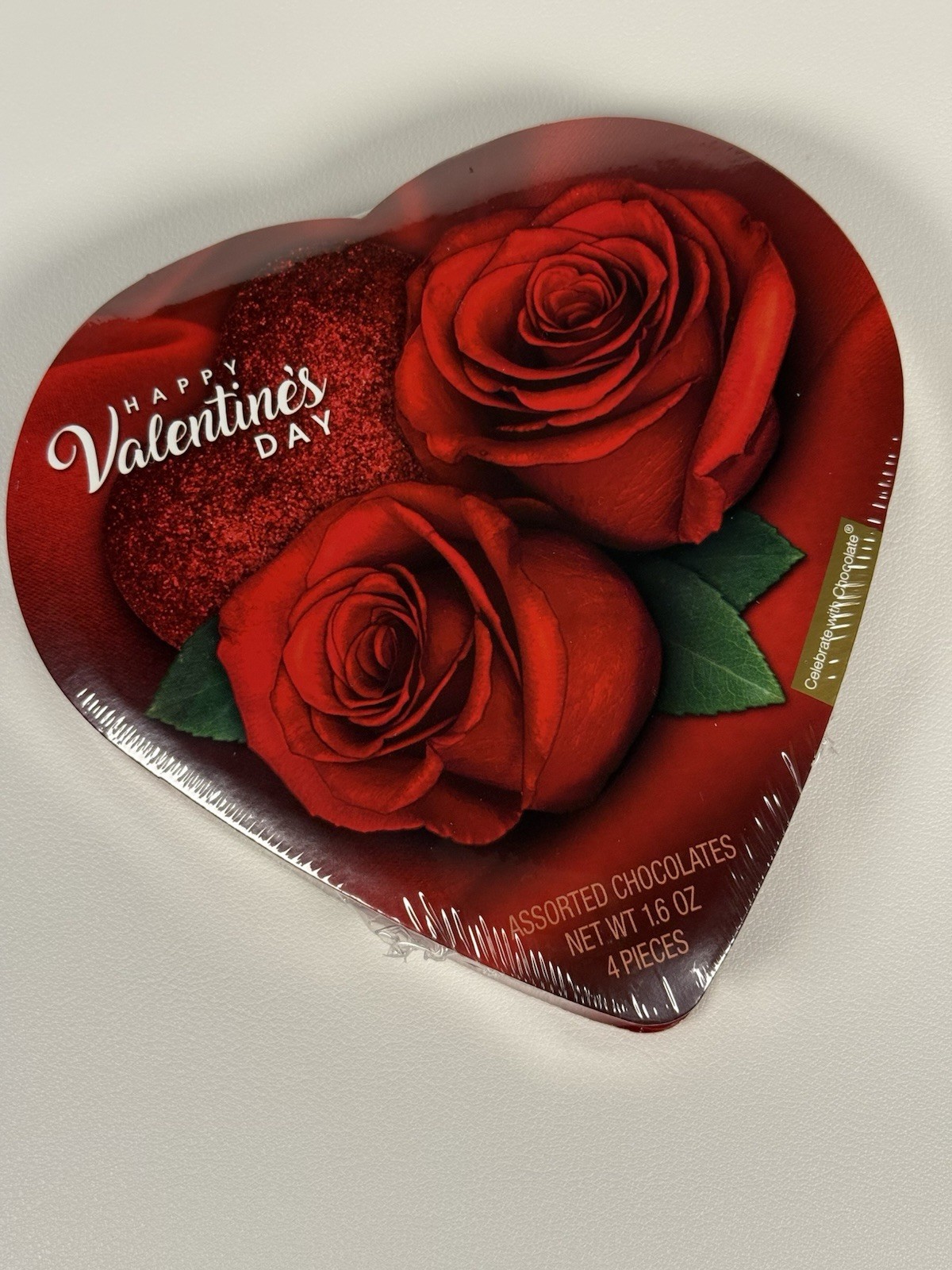 Elmer Chocolate Valentine’s Day, Roses, Heart-Shaped Gift Pack, Made in USA