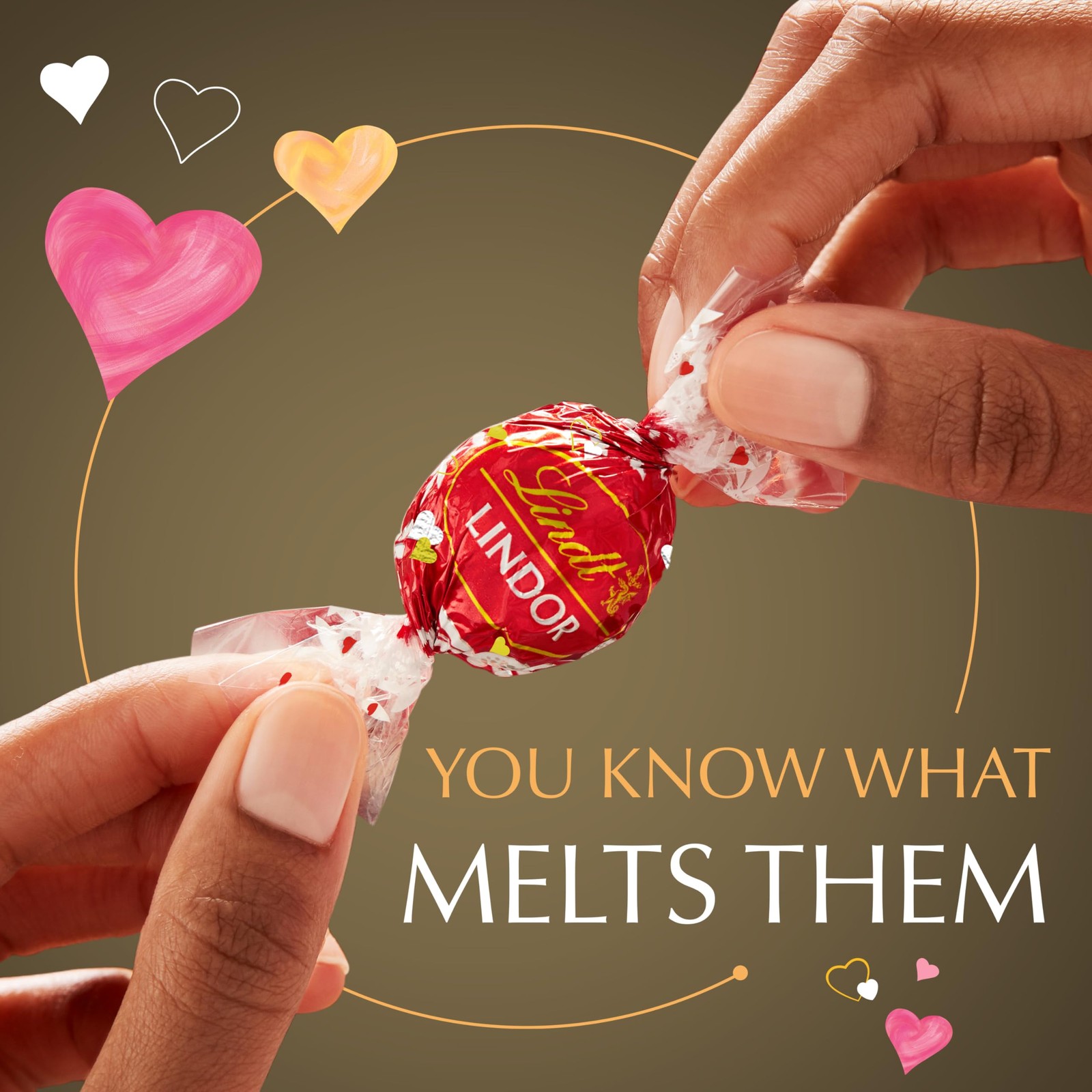 Lindt LINDOR Assorted Chocolate Candy Truffles Heart, 5.5 Ounce (Pack of 1)