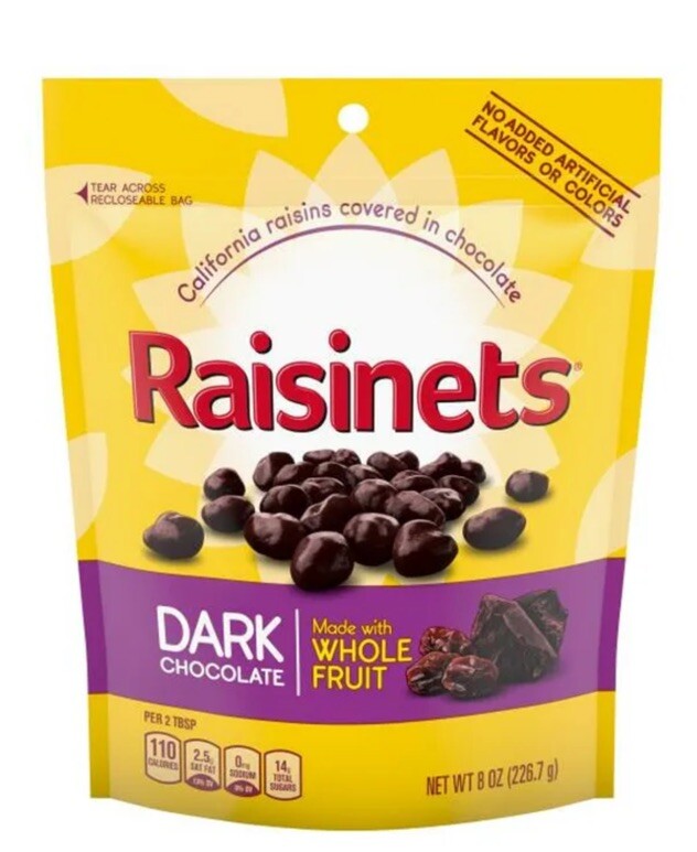 Raisinets Dark Chocolate Covered Raisins – 8oz