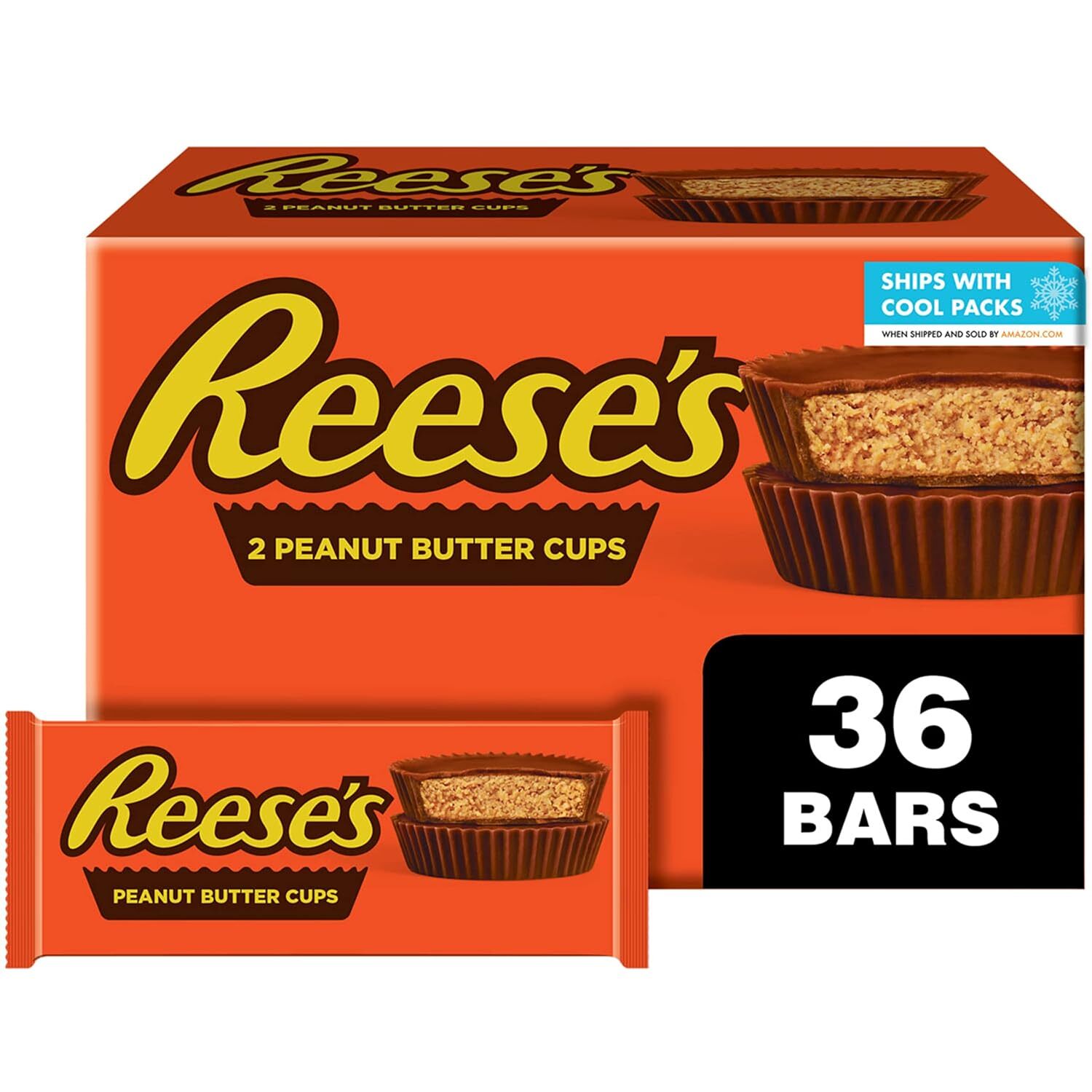 Packs De Chocolates Con Mantequilla De Mani 1.5 Oz 36 Unidades
