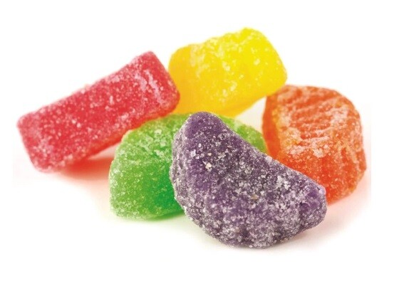 COASTAL FRUIT SLICES GUMMY CANDIES-MOUTH WATERY-BULK BAG LIMITED VALUE PRICE!!!!
