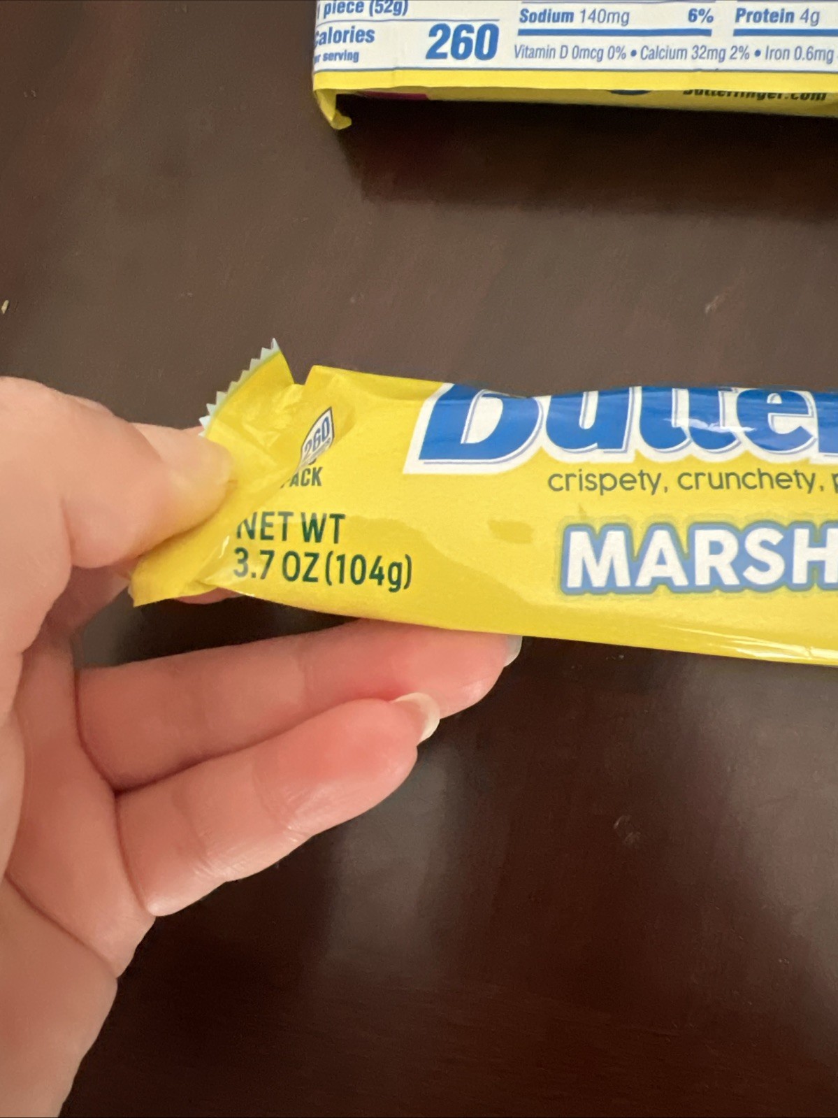 Limited Edition Butterfinger Marshmallow Share Pack Brand New Candy Bar Hard
