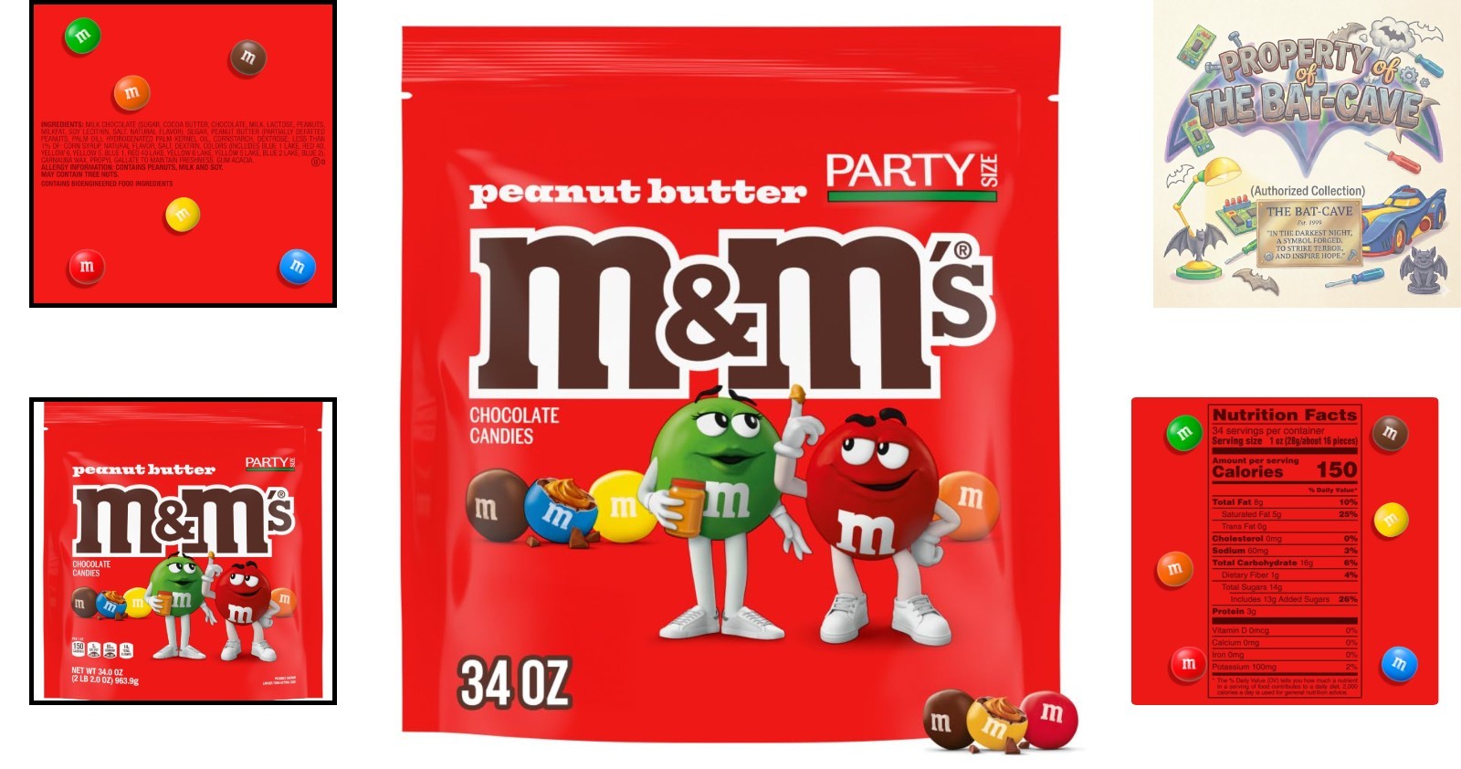 Indulge in 34 oz Summer Peanut Butter Milk Chocolate Candy – Resealable Bulk Bag