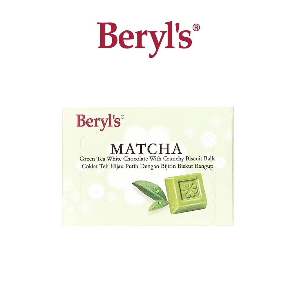 BERYL’S MATCHA Green Tea White Chocolate 60g (5g x 12’s) x 2 BOX