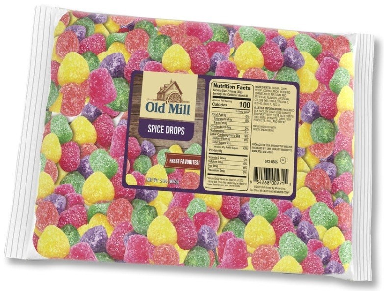 Old Mill Spice Drops Variety Assortment Chewy Candy, 32 oz Bag