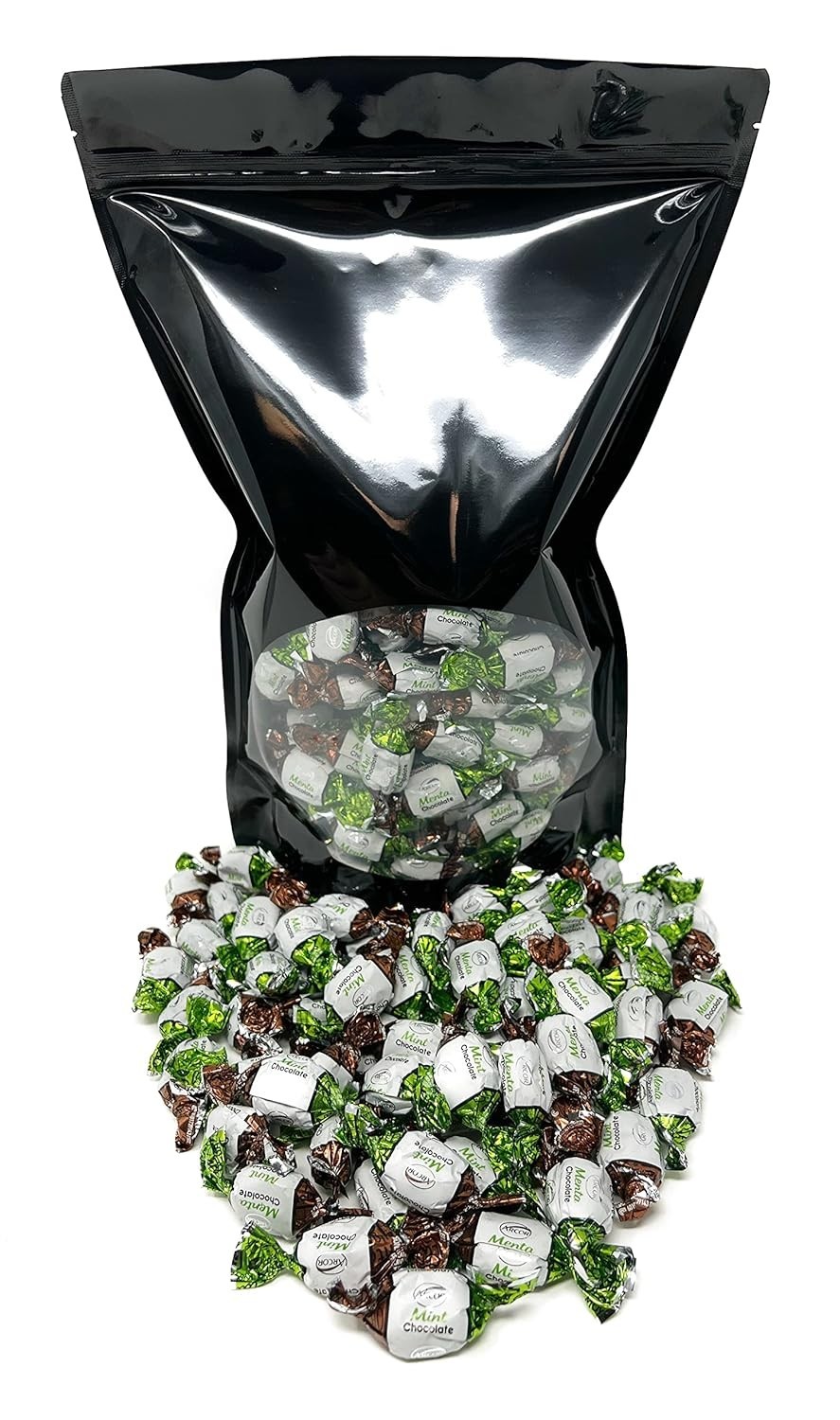 3 lb Resealable Bag of Mint Chocolate Hard Candies | Peanut Free – Sweet Treats