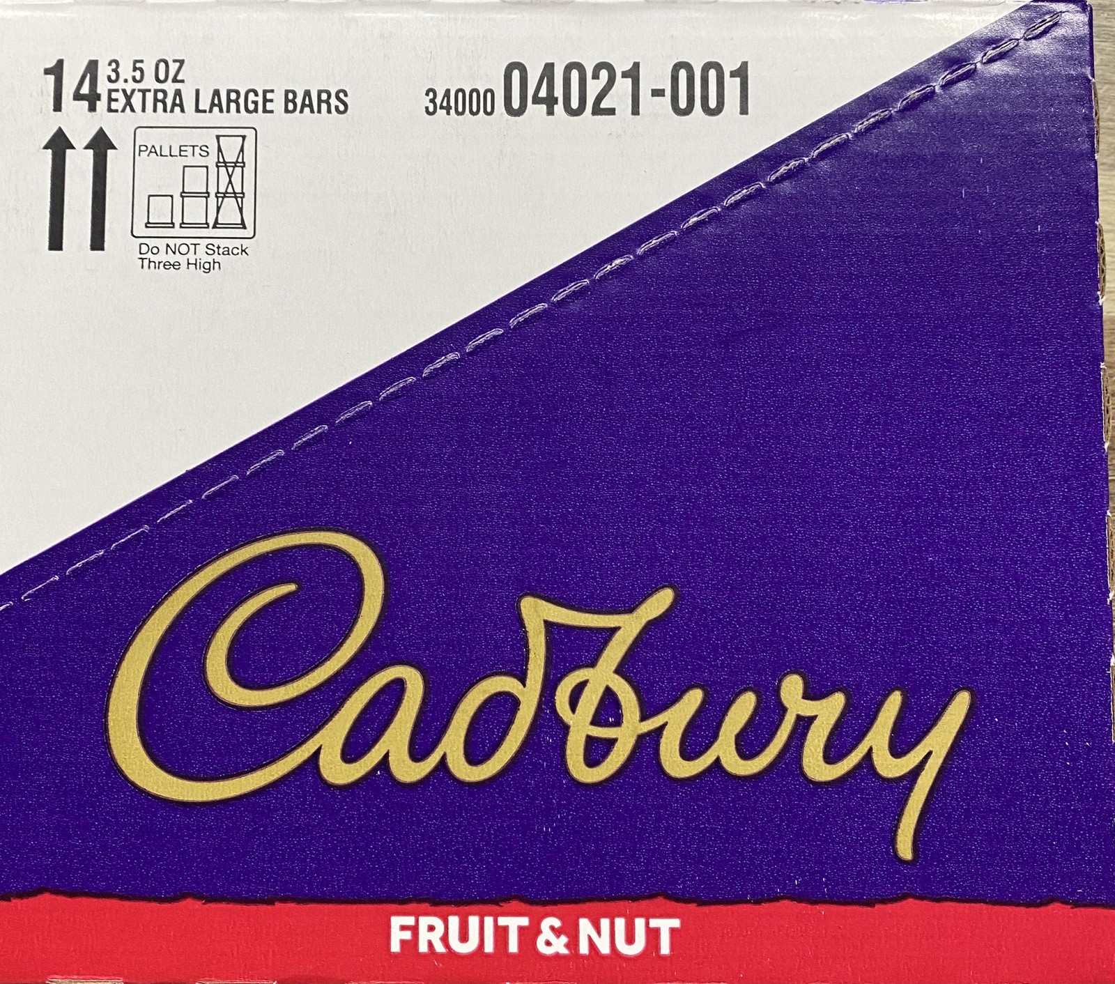 Cadbury Fruit N Nut 14 Bar Box