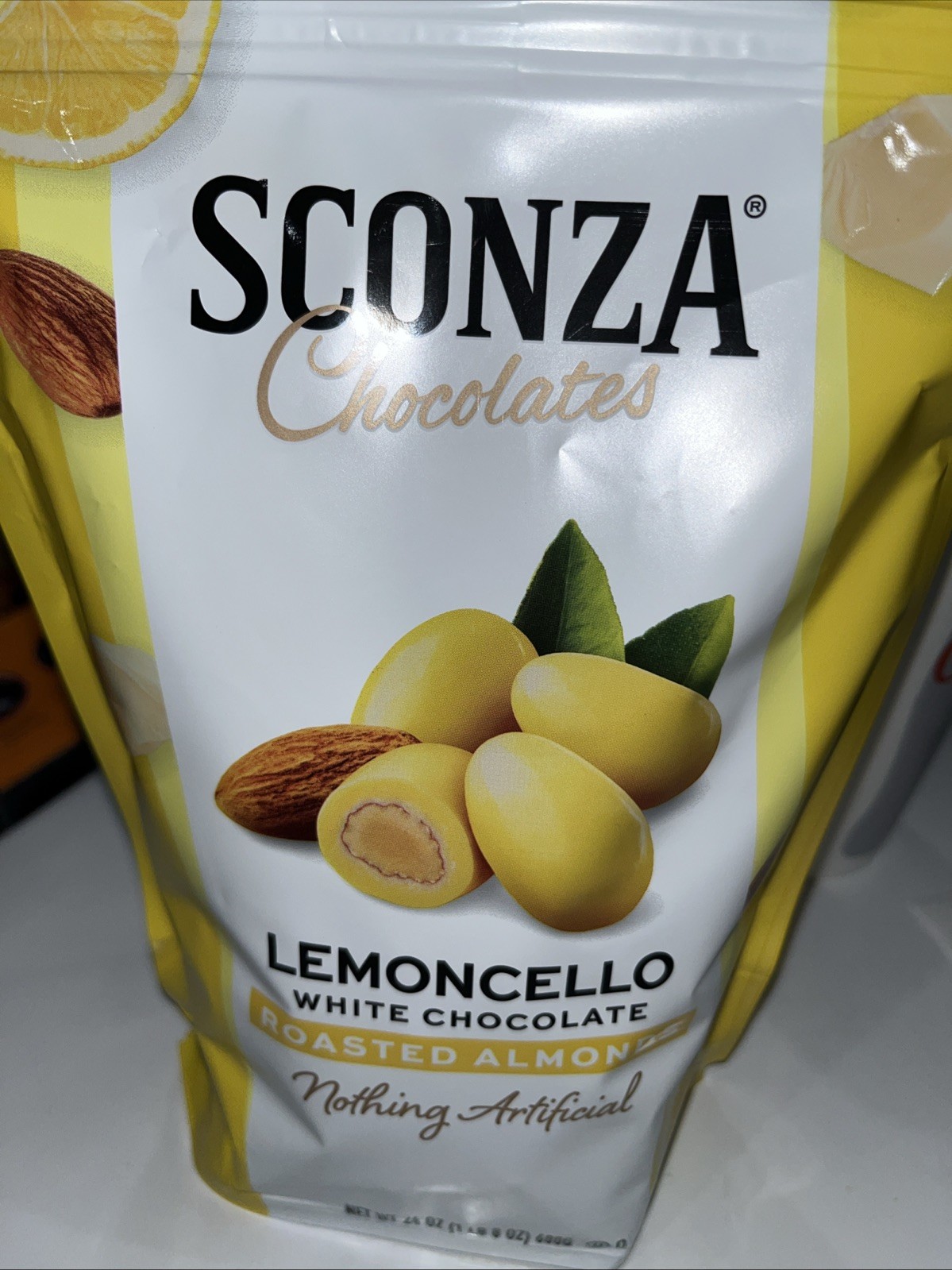 Sconza Lemoncello Lemon Cream & White Chocolate Almonds | Inspired by Italy’s