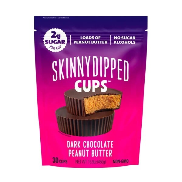 Skinny Dipped Dark Chocolate Peanut Butter Cups